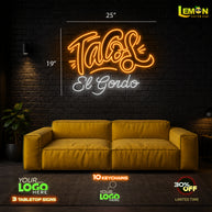 Tacos El Gordo| LED NEON SIGN