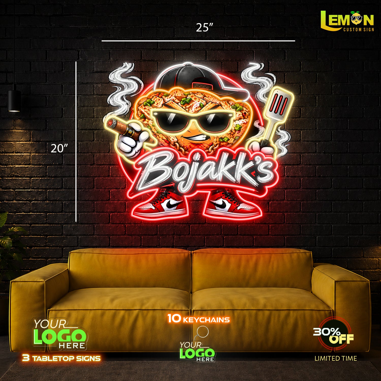 BOJAKK | LED NEON SIGN (WATERPROOF SIGN)