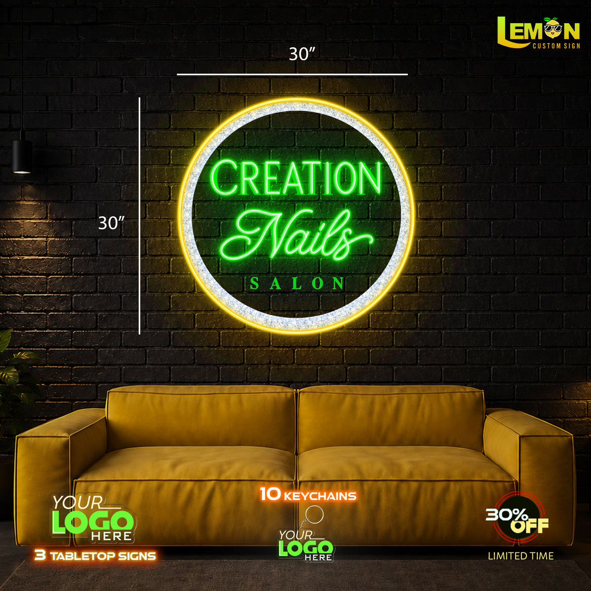 CREATION NAILS | LED NEON SIGN