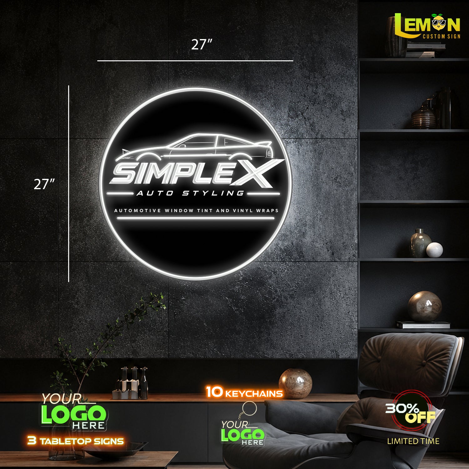 Simple X | LED NEON SIGN
