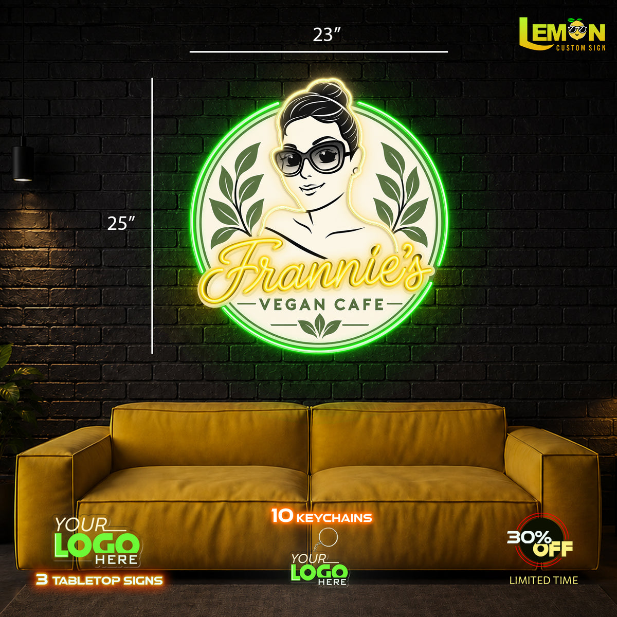 Frannie's Vegan Cafe | LED NEON SIGN