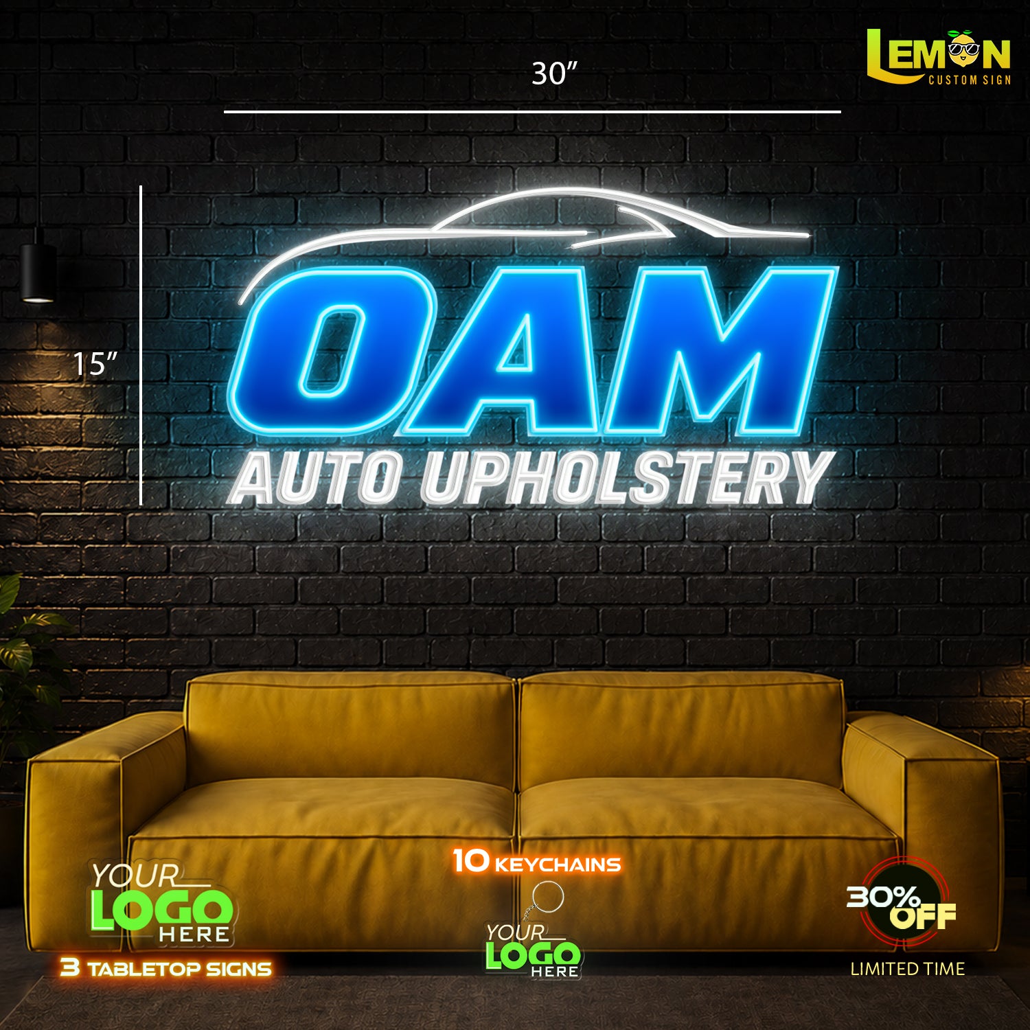 OAM AUTO UPHOLSTERY | LED NEON SIGN