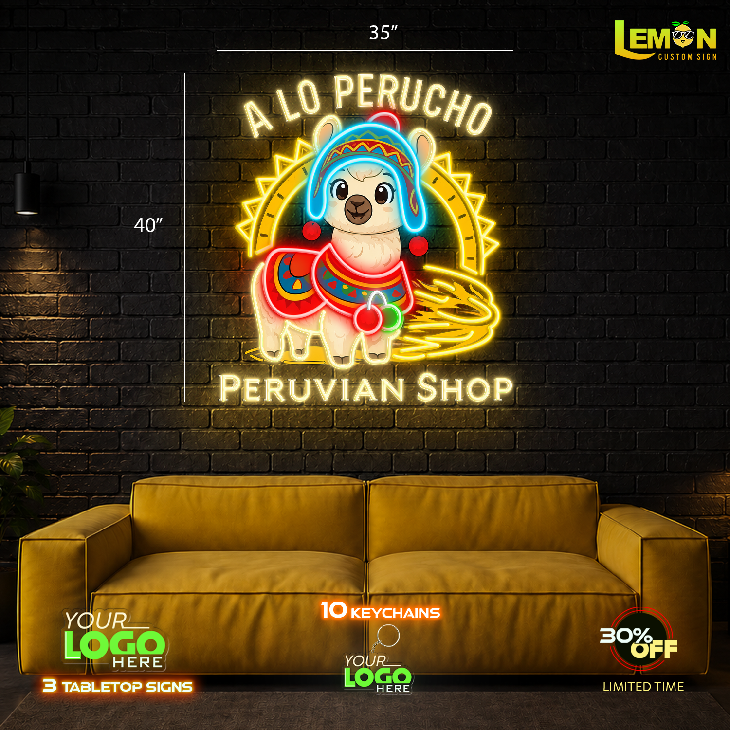 PERUVIAN SHOP | LED NEON SIGN
