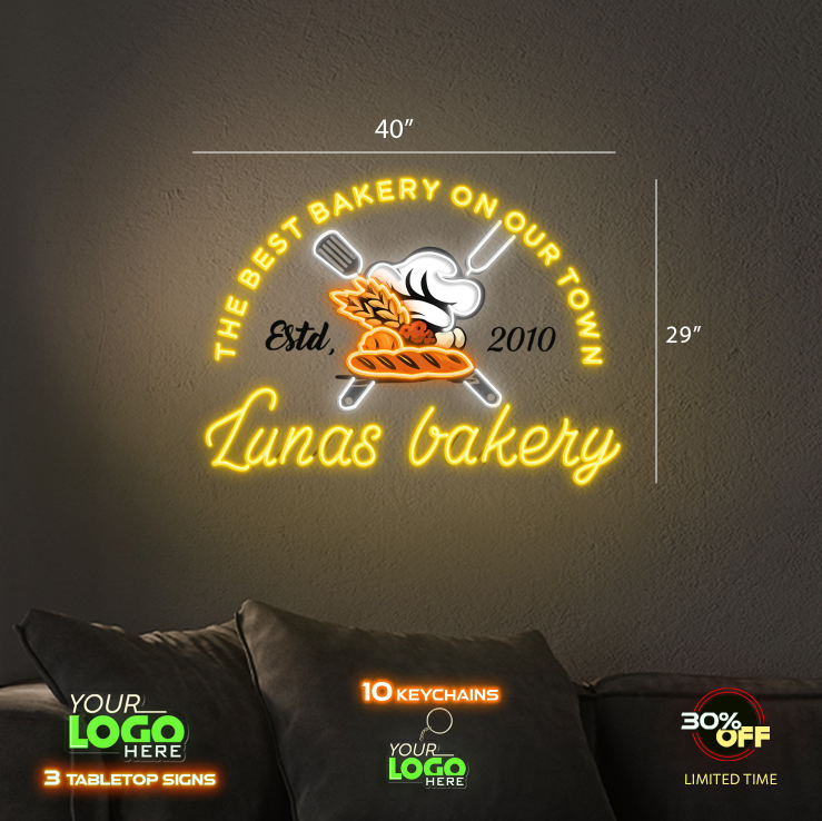 Lunas Bakery  | LED NEON SIGN
