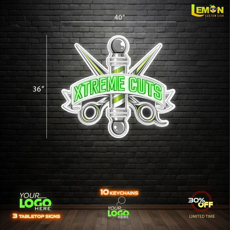 XTREME CUTS | LED NEON SIGN (2 SIGNS)