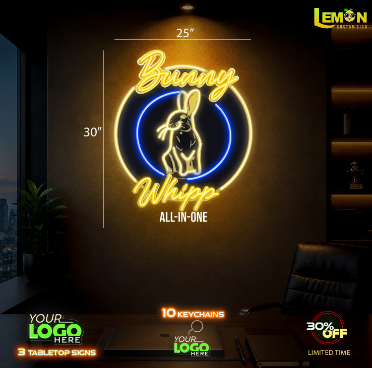 Bunny Whipp | LED NEON SIGN 30 inch