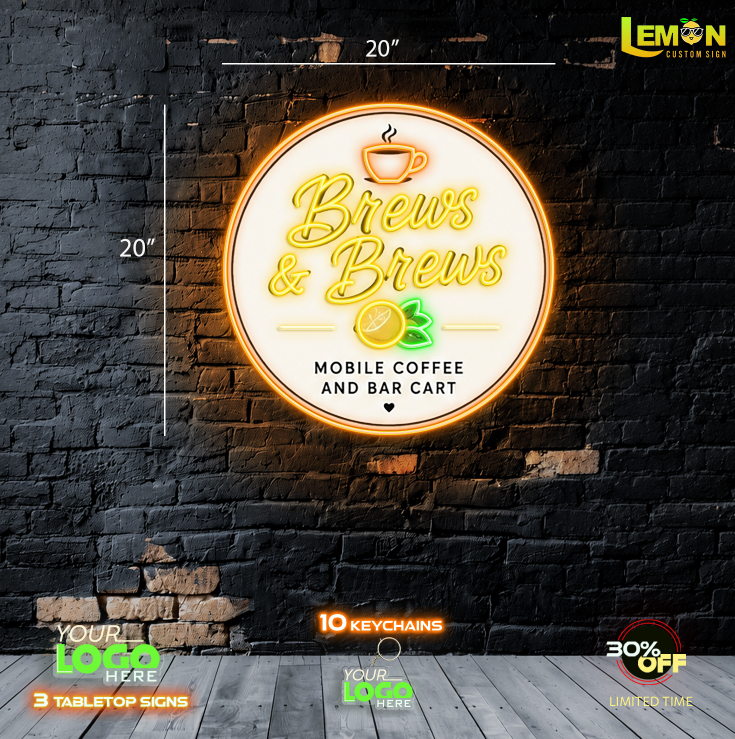 Brews and Brews | LED NEON SIGN 20 INCH