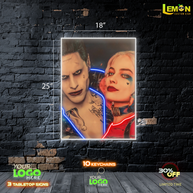Joker and Harley | LED NEON SIGN 25 INCH