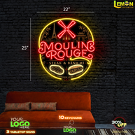 MOULING ROUGE | LED NEON SIGN 25 INCH