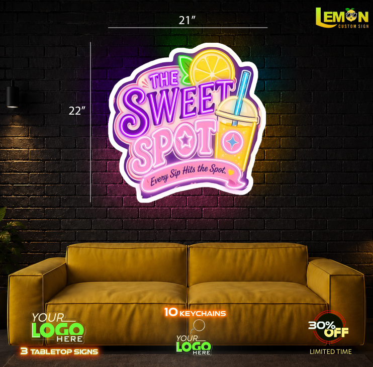THE SWEET SPOT | LED NEON SIGN 22 INCH
