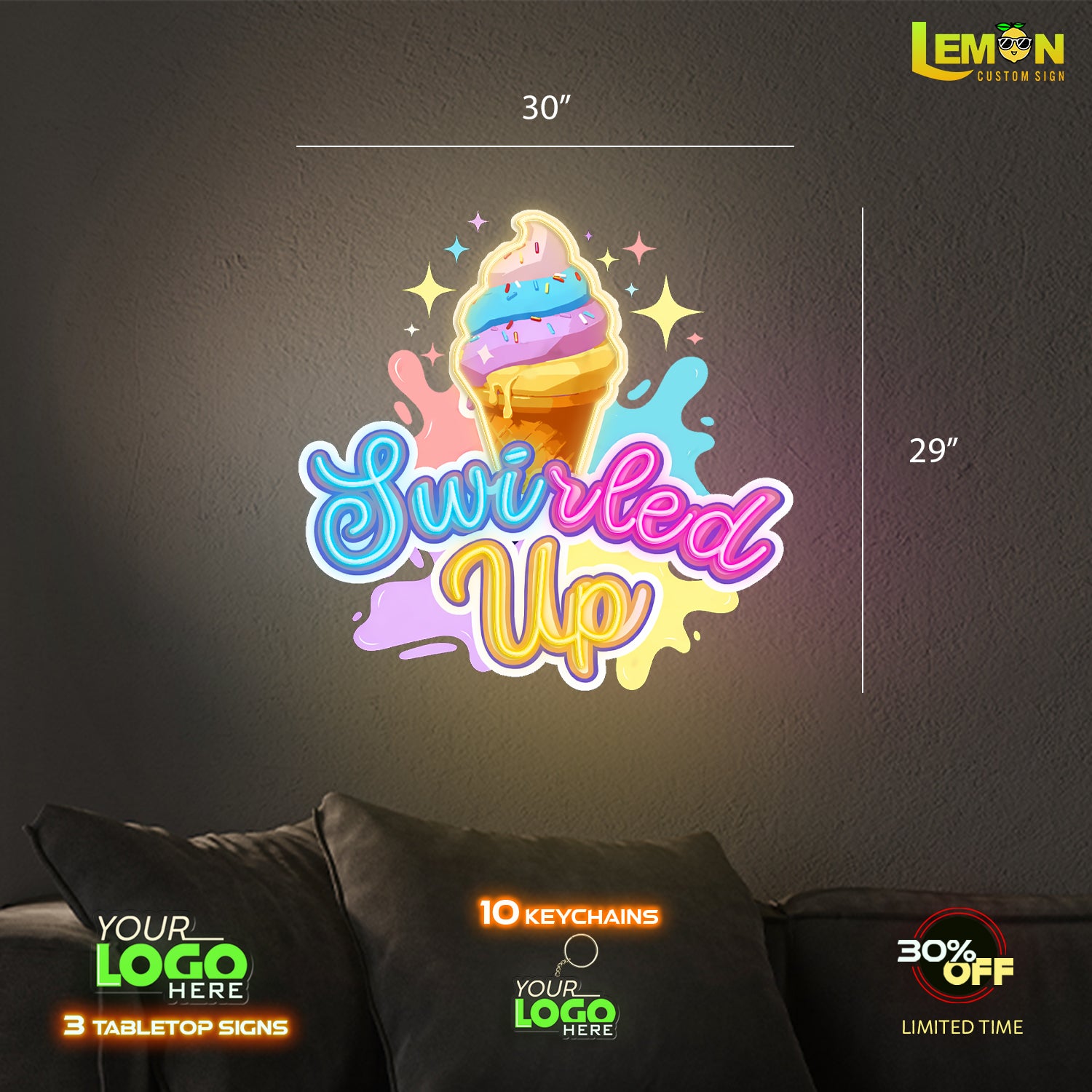 Swirled Up | LED NEON SIGN