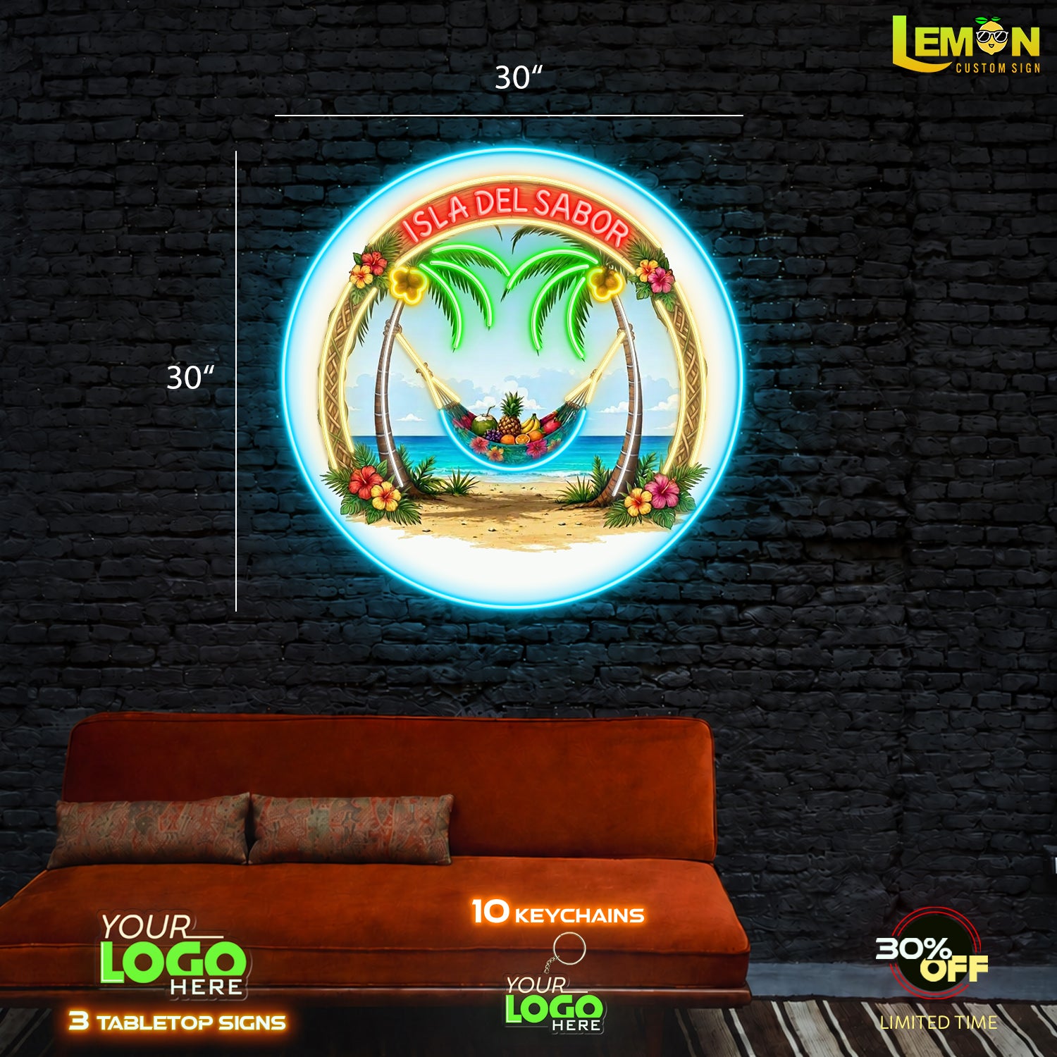ISLA DEL SABOR | LED NEON SIGN