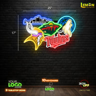 Twins | LED NEON SIGN 25 INCH