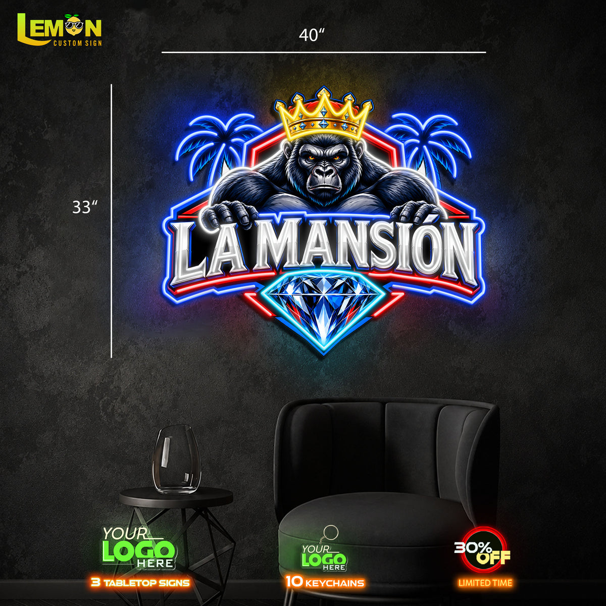 LA MANSION | Led Neon Sign