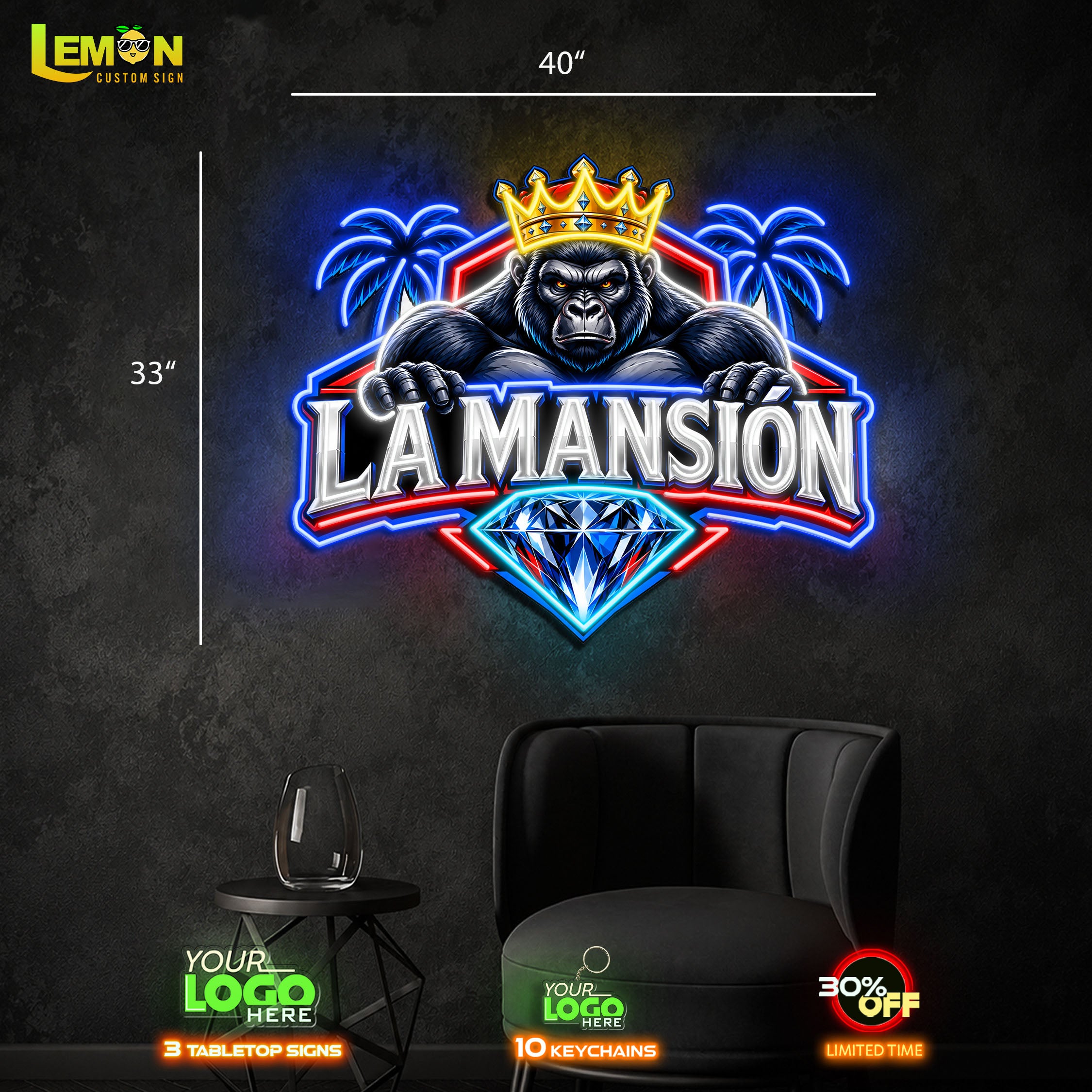 LA MANSION | Led Neon Sign