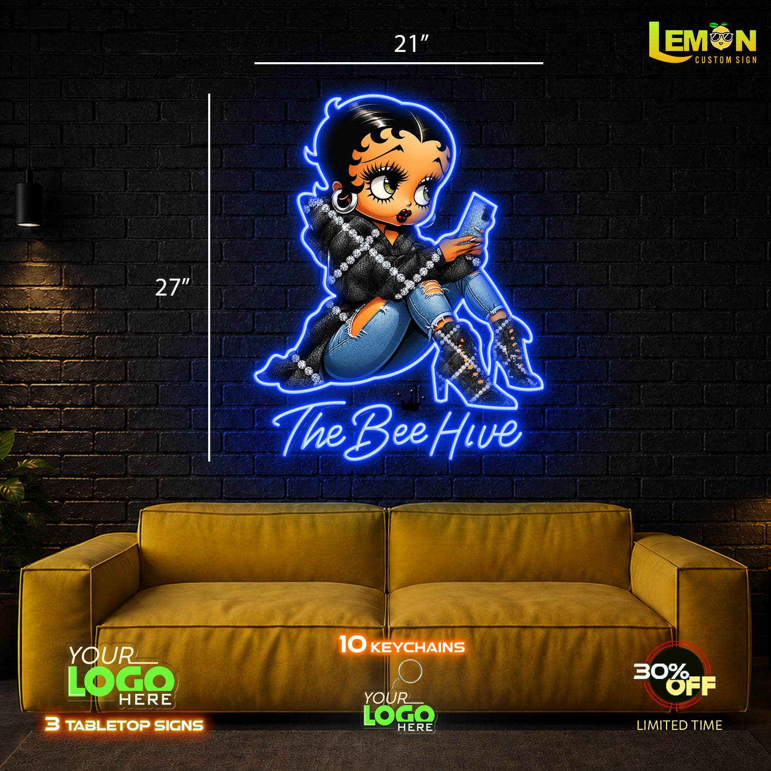 THE BEE HIVE | LED NEON SIGN