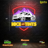 NICE AZ TINTS | LED NEON SIGN