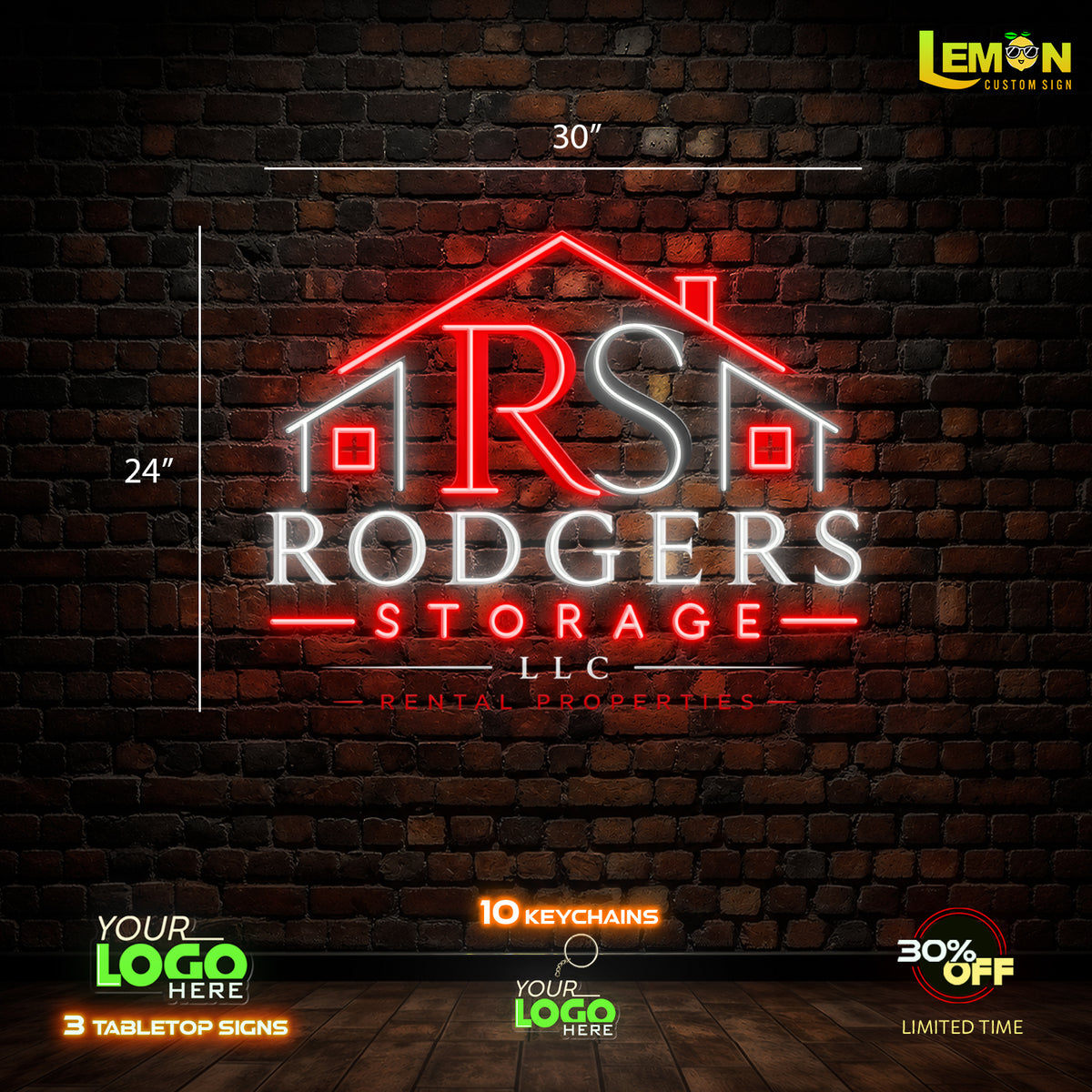 Rodgers Construction Inc | LED NEON SIGN ( 5 SIGNS)