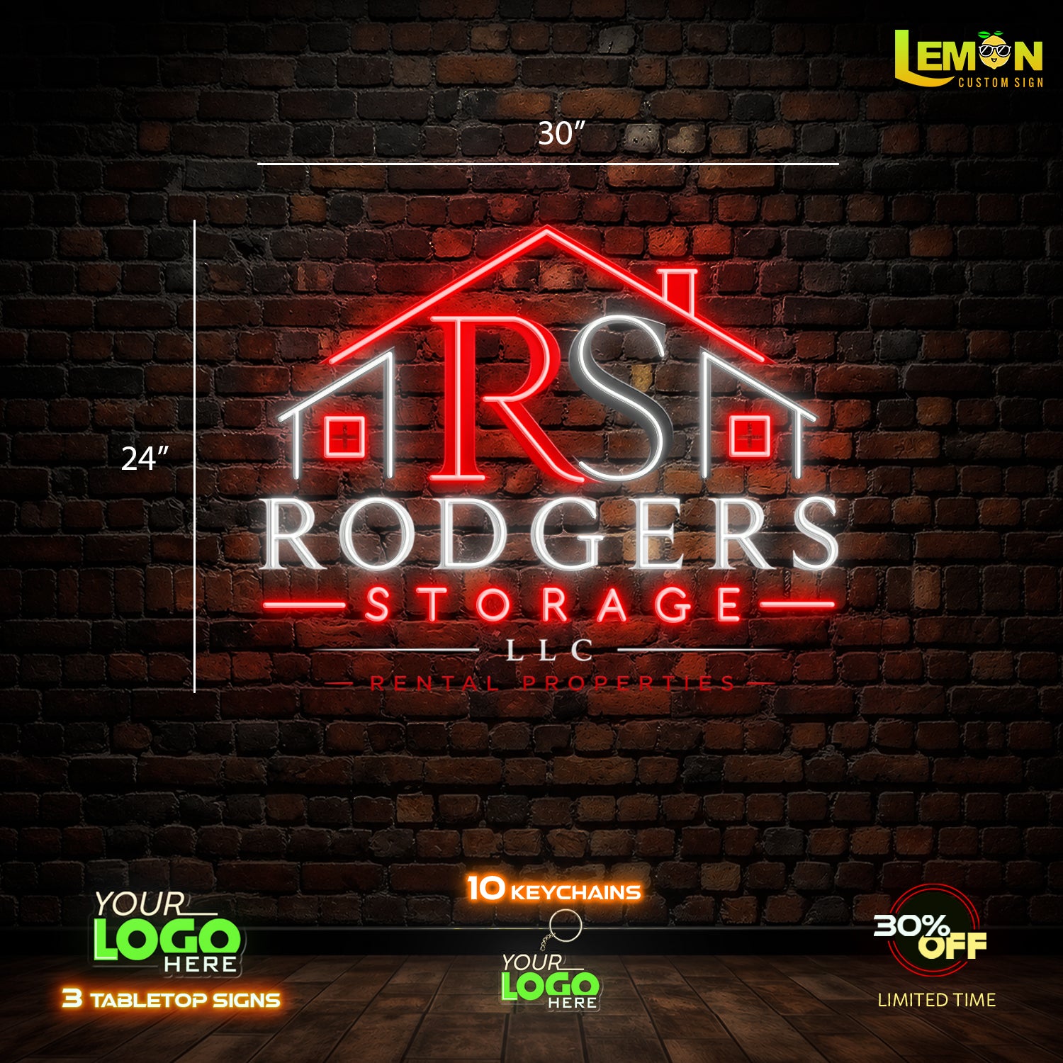 Rodgers Construction Inc | LED NEON SIGN ( 5 SIGNS)