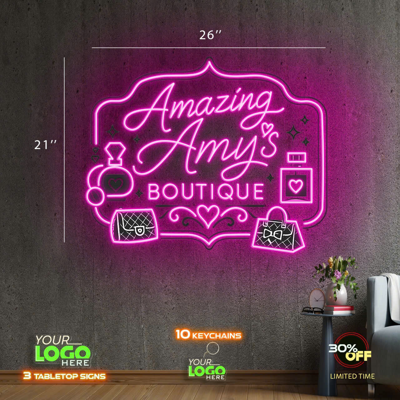 AMAZING AMY'S BOUTIQUE | LED NEON SIGN